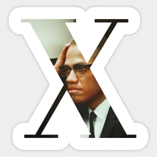 Malcolm X Sticker